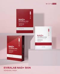 Hộp Mặt Nạ Tái Tạo Năng Lượng Tế Bào Eviralab NAD+ Skin Renewal Mask 5-10 Miếng
